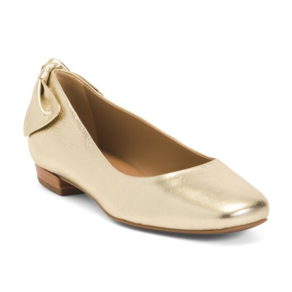 BERNARDO Made In Brazil Leather Eloisa Ballerina Flats - Picture 1 of 3